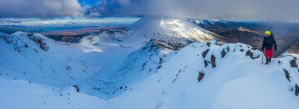 Camping near Tongariro’s North Crater