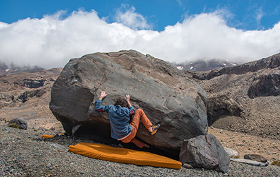 David Sheppard, attempting unclimbed project, The Sleep Boulder