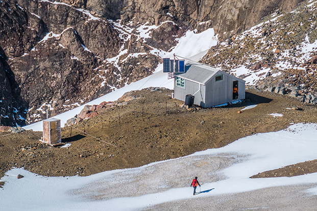 heading back over the ridge, north of Whangehu Hut
