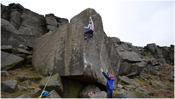 Mina nails first female ascent of Careless Torque 8A+ (V12)